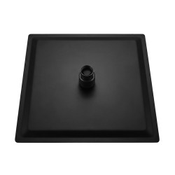 DESZCZOWNICA SLIM KWADRATOWA CZARNA 25x25 CM DES-PR-1-BL-25