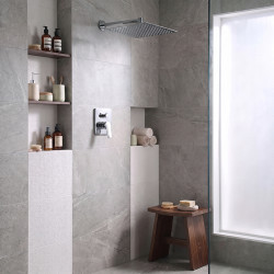 DESZCZOWNICA SLIM KWADRATOWA CHROM DES-PR-1-CH-30
