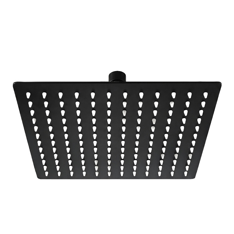 DESZCZOWNICA SLIM KWADRATOWA CZARNA 30x30 CM DES-PR-1-BL-30
