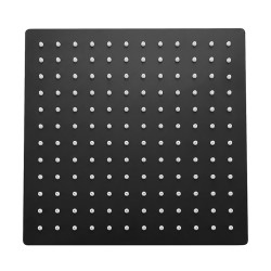 DESZCZOWNICA SLIM KWADRATOWA CZARNA 30x30 CM DES-PR-1-BL-30
