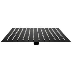 DESZCZOWNICA SLIM KWADRATOWA CZARNA 30x30 CM DES-PR-1-BL-30