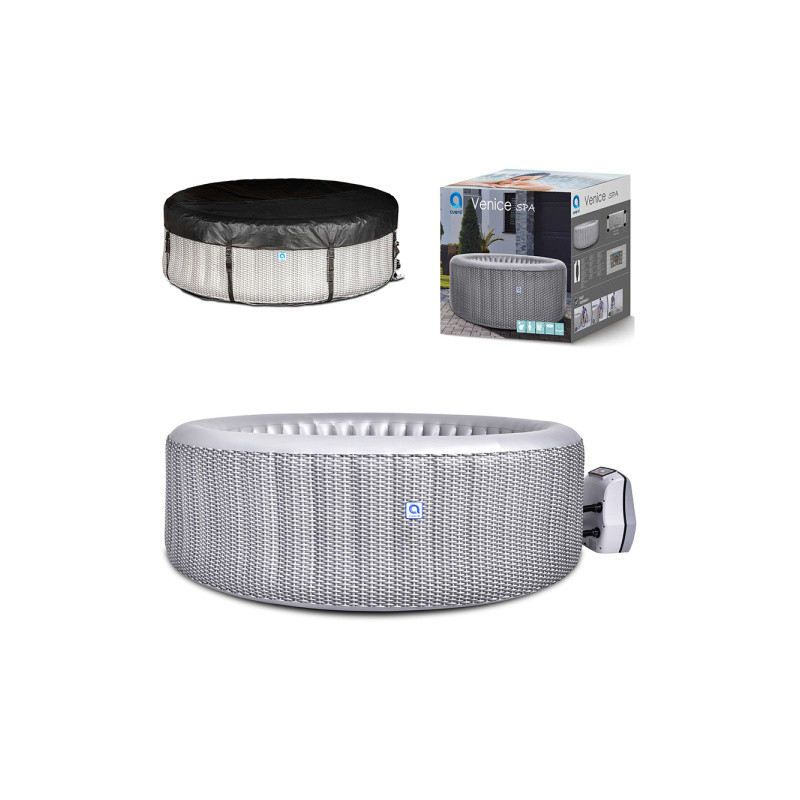 ZESTAW JACUZZI DMUCHANE SPA BASEN OGRODOWY VENICE AVENLI VENICE + 2 LEŻAKI