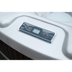 JACUZZI OGRODOWE WANNA SPA580W BIAŁA PERŁA OBUDOWA ANTRACYT 200X200 CM