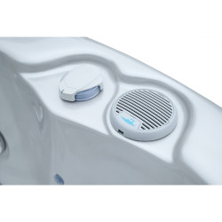 JACUZZI OGRODOWE WANNA SPA580W BIAŁA PERŁA OBUDOWA ANTRACYT 200X200 CM