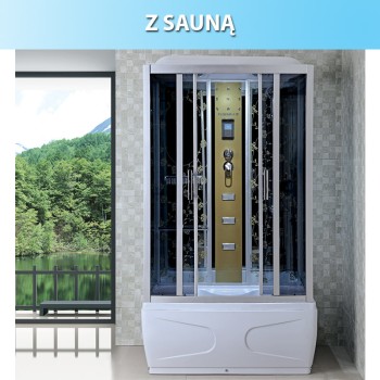 Kabina z Hydromasażem WSH6804S 120x85sauna