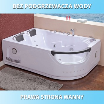 Wanna SPA z hydromasażem Creative 665 180x120 Prawa