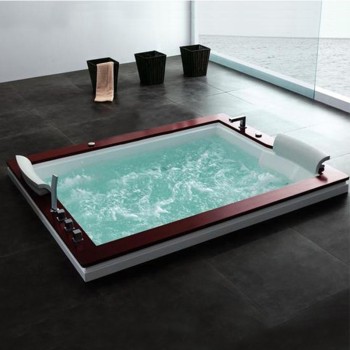 Wanna SPA z hydromasażem Diablo 666 180x150 + deska + obudowa