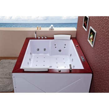 Wanna SPA z hydromasażem Diablo 666 180x150 + deska + obudowa