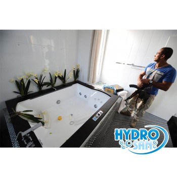 Wanna SPA z hydromasażem Diablo 666 180x150 + deska + obudowa