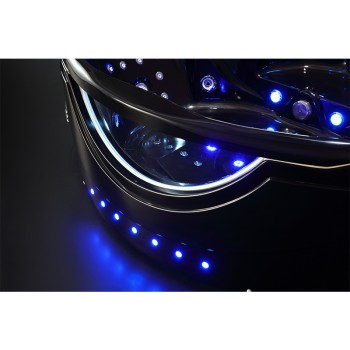 Wanna SPA z hydromasażem EOS 932 BLACK CZARNA 155x155