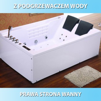 Wanna SPA z hydromasażem Fenix 606AH 180x120 Prawa