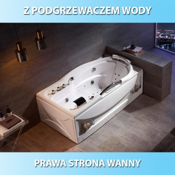 Wanna SPA z hydromasażem Hermes 918A PRAWA 153x93