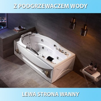 Wanna SPA z hydromasażem Hermes 918B LEWA 173x93