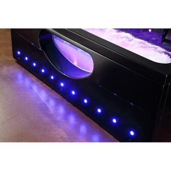 Wanna SPA z hydromasażem IRIS 933C BLACK CZARNA 170x84