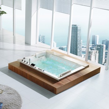 Wanna SPA z hydromasażem Kalambo 914 do zabudowy 190x150 Biała