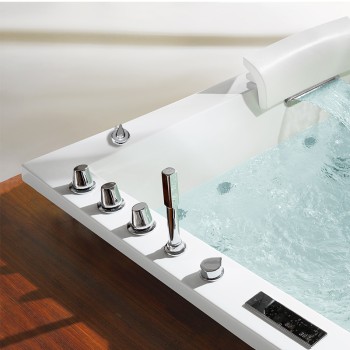 Wanna SPA z hydromasażem Kalambo 914 do zabudowy 190x150 Biała