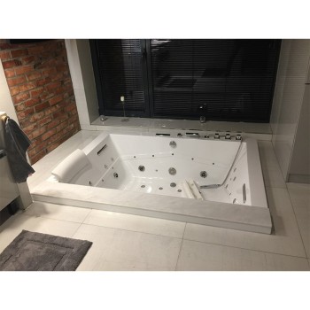 Wanna SPA z hydromasażem Kalambo 914 do zabudowy 190x150 Biała