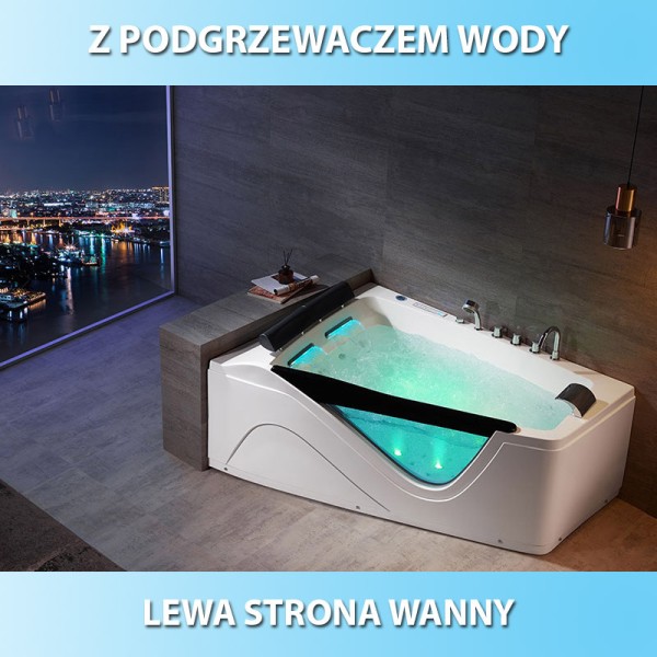 Wanna SPA z hydromasażem Mare 936L 170×130 Lewa Wanna SPA z hydromasażem Mare 936L 170×130 Lewa