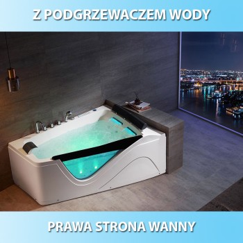 Wanna SPA z hydromasażem Mare 936R 170×130 Prawa