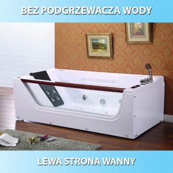 Wanna SPA z hydromasażem Napoli 609B 180x90 Lewa
