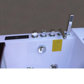 Wanna SPA z hydromasażem Napoli 609B 180x90 Lewa