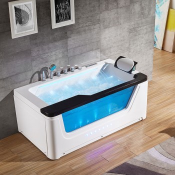 Wanna SPA z hydromasażem Nevada 912P 170x90 Czarna