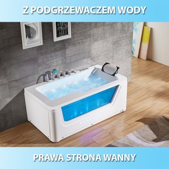 Wanna SPA z hydromasażem Nevada 912PB 170x90 Biała