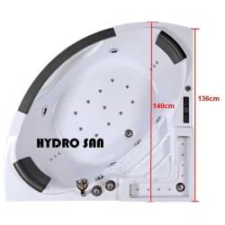 Wanna SPA z hydromasażem Sicilia 678AH 140x140