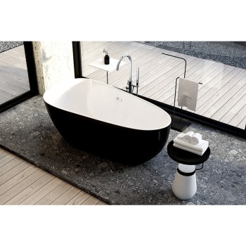 WANNA WOLNOSTOJĄCA BALI CZARNA 508B 150x75