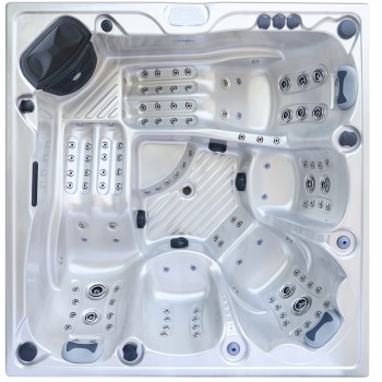 JACUZZI OGRODOWE WANNA SPA340ECO 220x220 biała perła