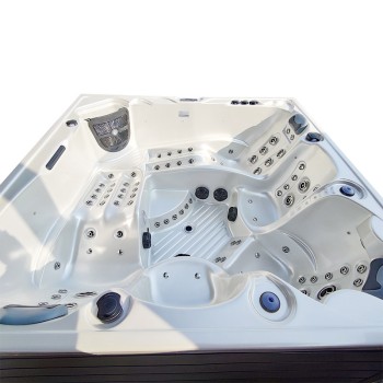 JACUZZI OGRODOWE WANNA SPA340ECO 220x220 biała perła