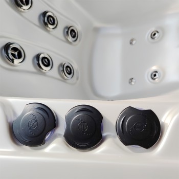 JACUZZI OGRODOWE WANNA SPA340ECO 220x220 biała perła