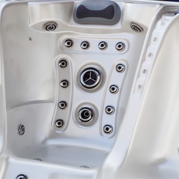 JACUZZI OGRODOWE WANNA SPA340ECO 220x220 biała perła