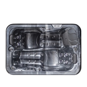 JACUZZI OGRODOWE WANNA SPA569 200x135 230V Czarna fala obudowa antracyt