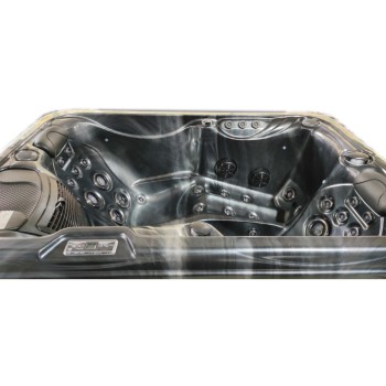 JACUZZI OGRODOWE WANNA SPA569 200x135 230V Czarna fala obudowa antracyt