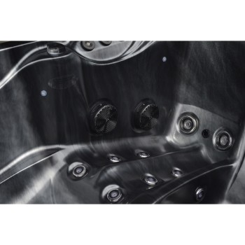 JACUZZI OGRODOWE WANNA SPA569 200x135 230V Czarna fala obudowa antracyt