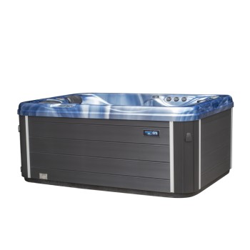 JACUZZI OGRODOWE WANNA SPA569 200x135 230V niebieska fala obudowa antracyt