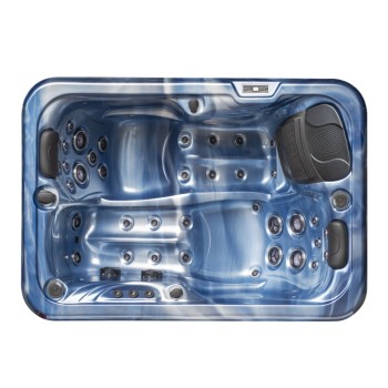 JACUZZI OGRODOWE WANNA SPA569 200x135 230V niebieska fala obudowa antracyt