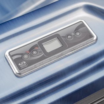 JACUZZI OGRODOWE WANNA SPA569 200x135 230V niebieska fala obudowa antracyt