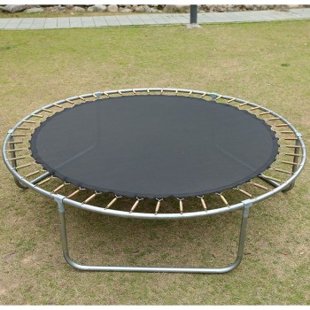 Trampolina Ogrodowa dla dzieci 366cm Rippey CHASE 12FT Czarno-niebieska