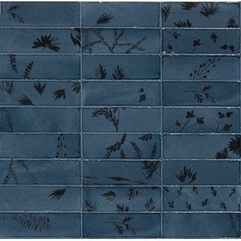 MARAZZI Rice Blu Decoro Leaf Lux 5x15cm M96W