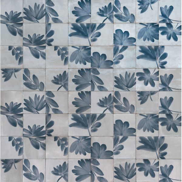 MARAZZI Rice Grigio Decoro Blossom Lux 15x15cm M9JD MARAZZI Rice Grigio Decoro Blossom Lux 15x15cm M9JD