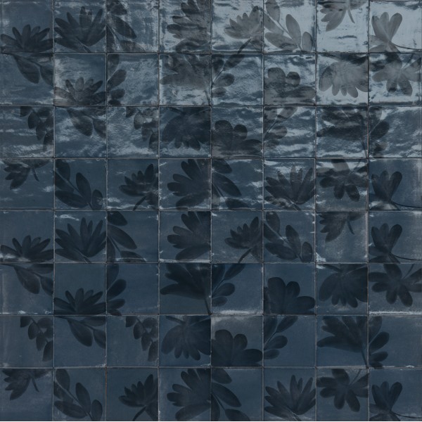 MARAZZI Rice Blu Decoro Blossom Lux 15x15cm M9J9 MARAZZI Rice Blu Decoro Blossom Lux 15x15cm M9J9