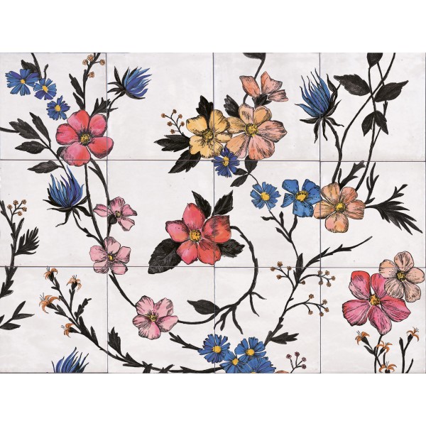 MARAZZI Rice Decoro Garden Modulo B 45x60cm M9E6 MARAZZI Rice Decoro Garden Modulo B 45x60cm M9E6