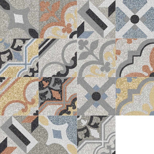 MARAZZI D_Segni Scaglie Decoro Mix Scaglie 20X20cm M1LJ MARAZZI D_Segni Scaglie Decoro Mix Scaglie 20X20cm M1LJ