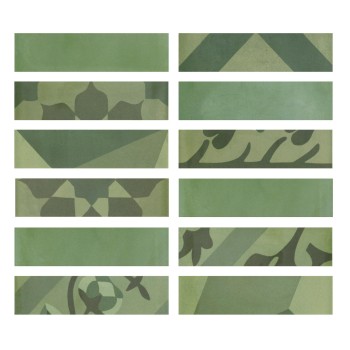 MARAZZI D_Segni Blend Verde Listello 5x20 (Su richiesta)cm M8WZ