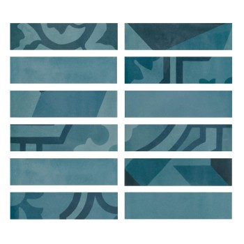 MARAZZI D_Segni Blend Azzurro Listello 5x20 (Su richiesta)cm M8WW
