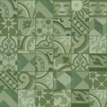 MARAZZI D_Segni Blend Verde Decoro Mix 10X10cm M61K