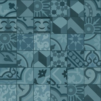 MARAZZI D_Segni Blend Azzurro Decoro Mix 10X10cm M61J