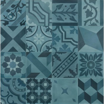 MARAZZI D_Segni Blend Azzurro Decoro Mix 20X20cm M607